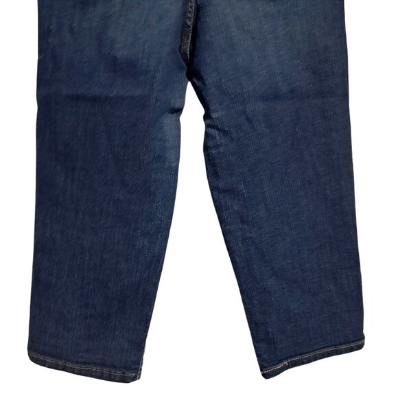 Levis Womens 512 Perfectly Slimming Straight Leg Capri Denim Jeans Size 8 Made I - Picture 9 of 11